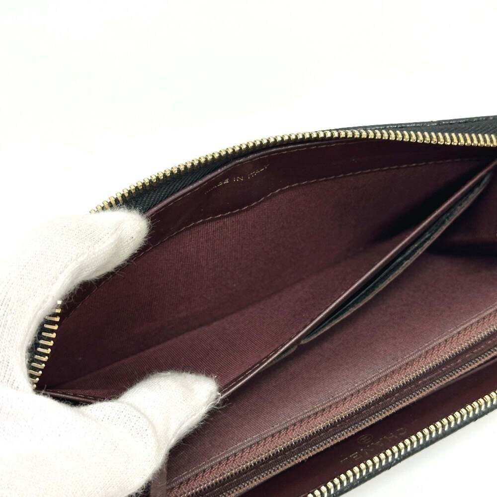 CHANEL Authentic Black Caviar Leather Logo Wallet - Picture 14 of 16